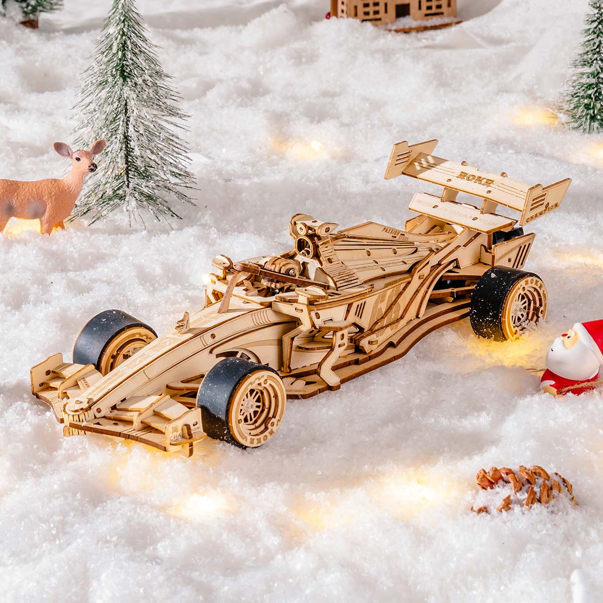 ROKR Racing Car 3D Wooden Puzzle LK505