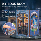 PUZZLESBEST DIY Book Nook Kit|Soul Travel Agency