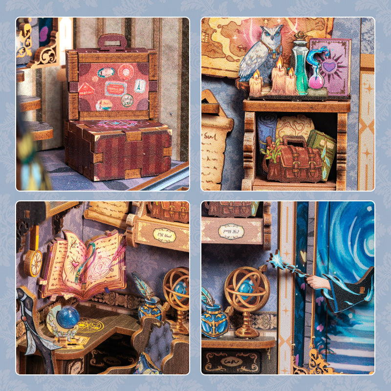 PUZZLESBEST DIY Book Nook Kit|Soul Travel Agency