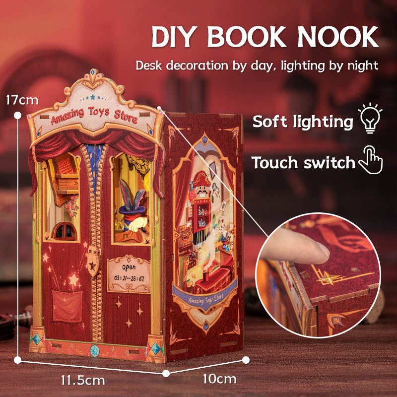 PUZZLESBEST DIY Book Nook Kit| Amazing Toys Store