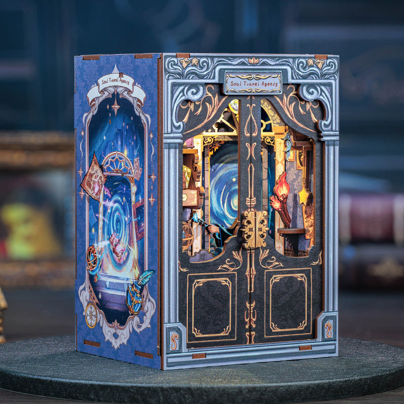 PUZZLESBEST DIY Book Nook Kit|Soul Travel Agency