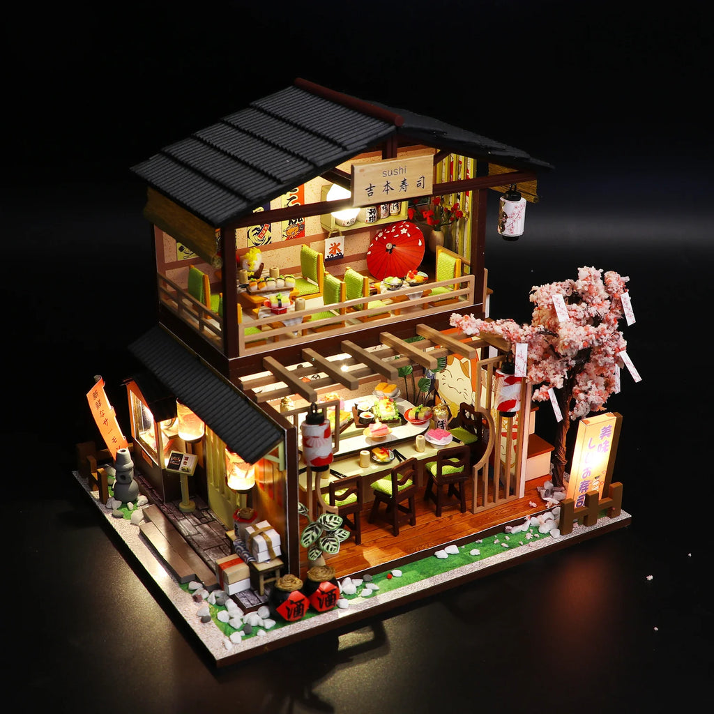 PUZZLESBEST DIY Miniature House | Sakura Sushi House