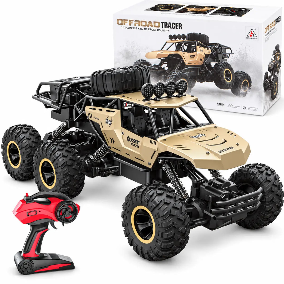 1:12 Scale 6-Wheel 4WD RC Rock Crawler