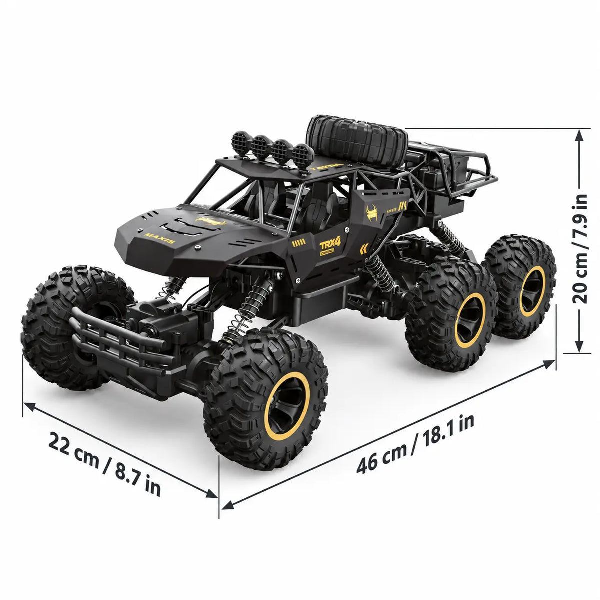 1:12 Scale 6-Wheel 4WD RC Rock Crawler