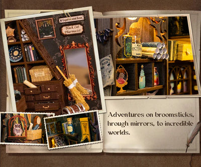 Avonturen op bezemstelen, door spiegels, naar ongelooflijke werelden.