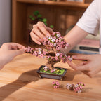 Sakura Bonsai - Floral Art Model 3D Wooden Puzzle
