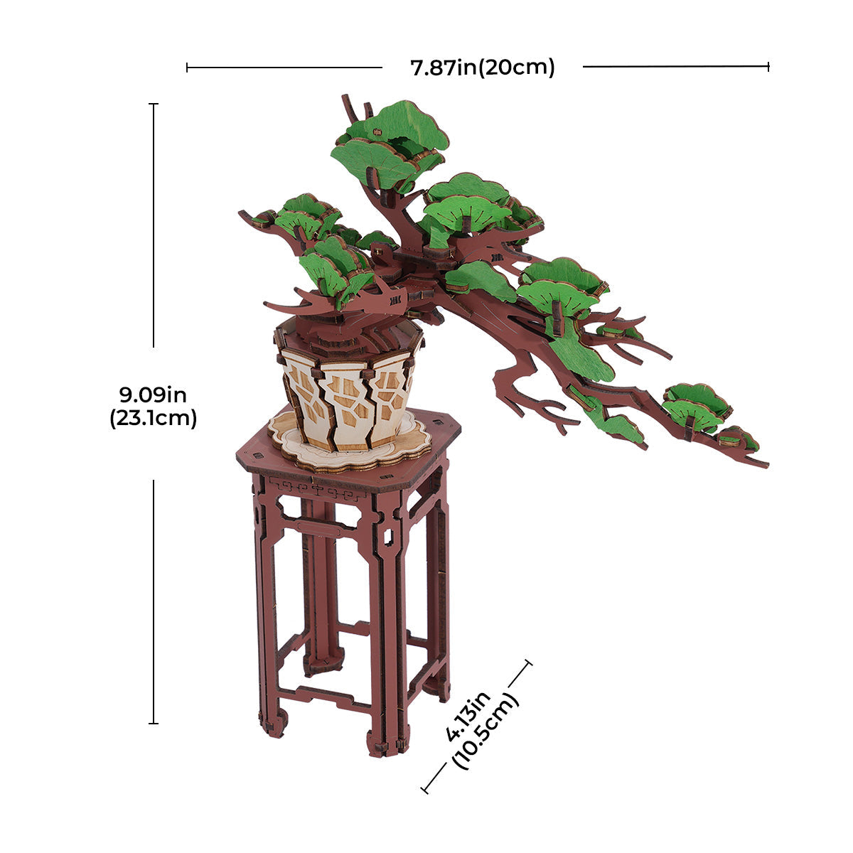 Rolife Evergreen Pine Bonsai DIY Wooden 3D Puzzle TG510