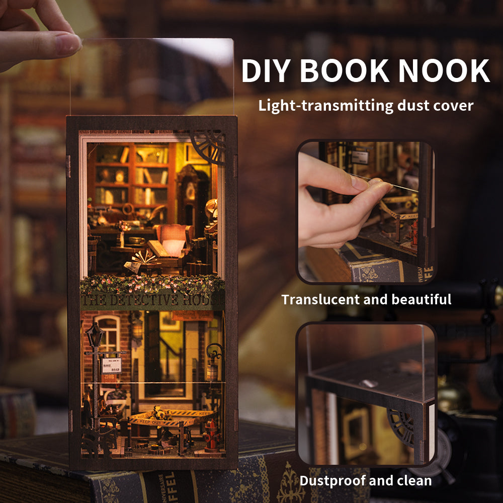 PUZZLESBEST DIY Book Nook Kit（Rose Detective Agency）