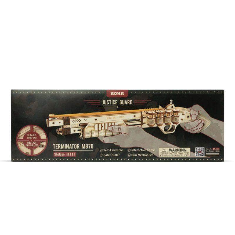 Terminator M870 - Justice Guard Gun 3D Wooden Puzzle