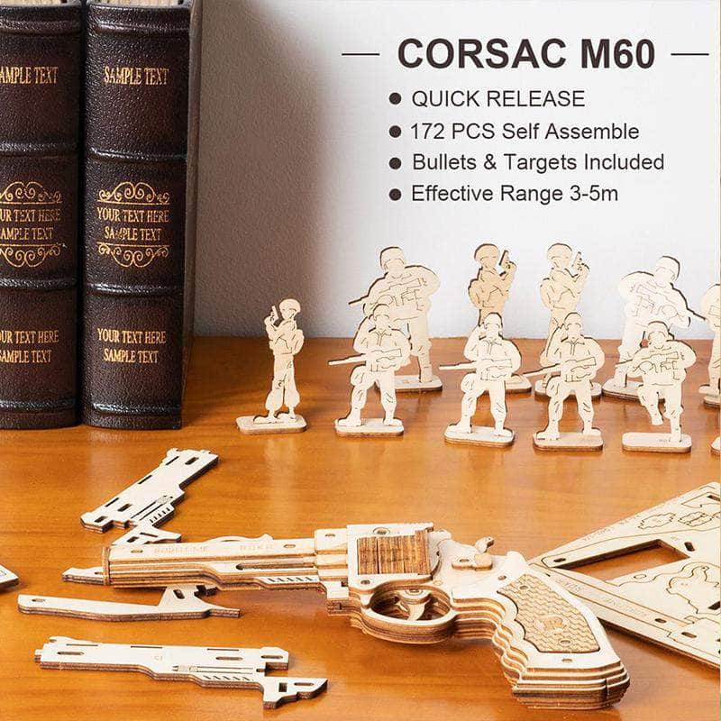 Corsac M60 - Justice Guard Gun 3D Wooden Puzzle