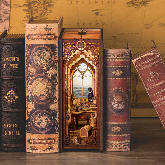 PUZZLESBEST DIY Book Nook Kit (Sailing Memory)