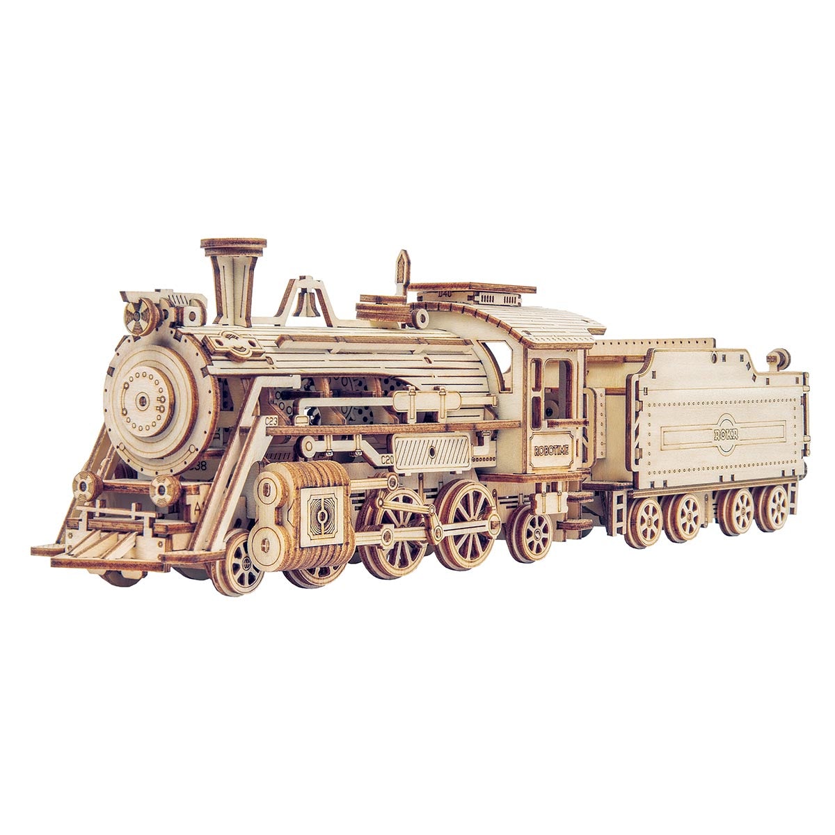 ROKR Prime Steam Express Train 3D Wooden Puzzle MC501