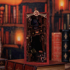 PUZZLESBEST DIY Book Nook Kit (Flame Common Room)