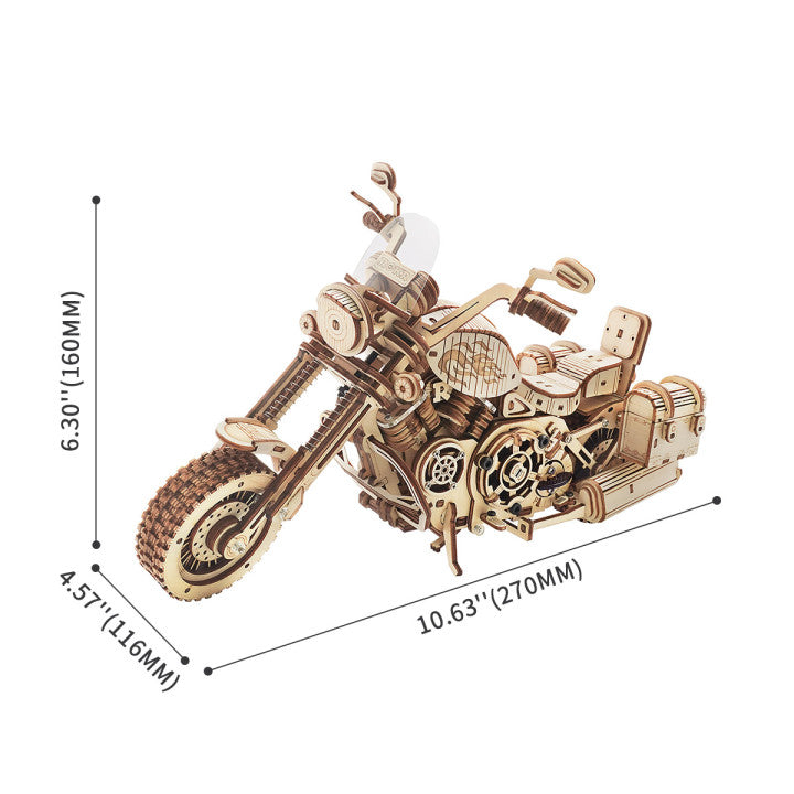 ROKR Cruiser Motorcycle LK504 3D Wooden Puzzle