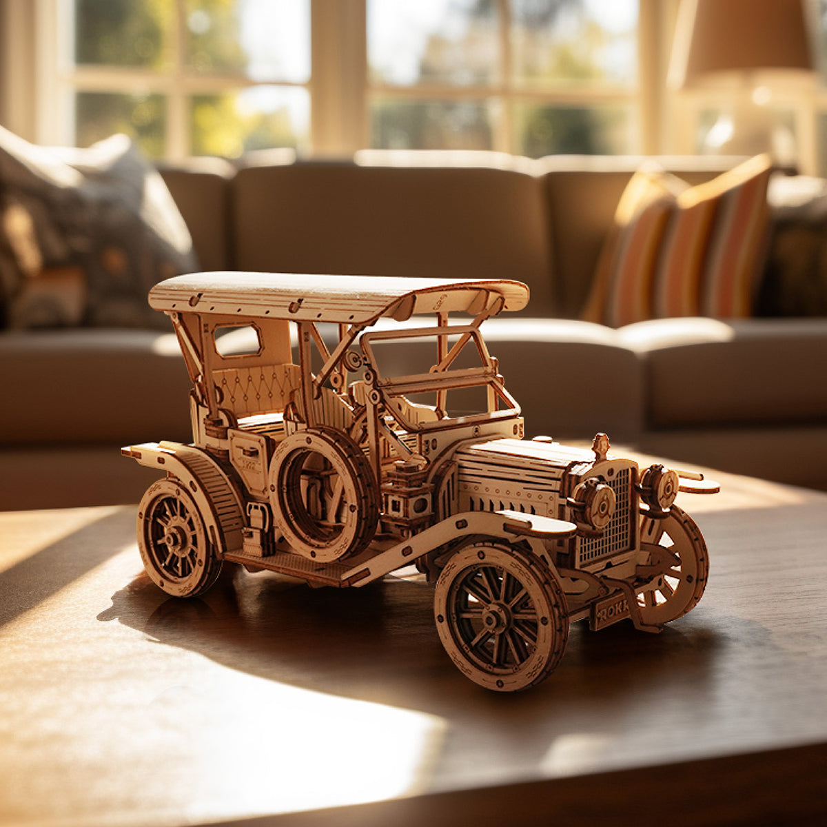 ROKR Vintage Car 3D Wooden Puzzle MC801