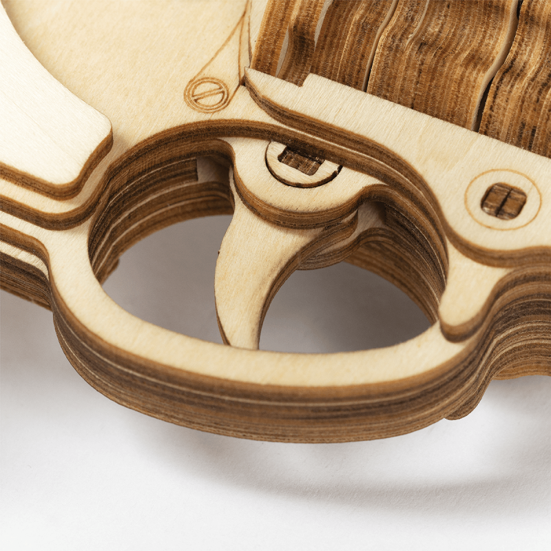 Corsac M60 - Justice Guard Gun 3D Wooden Puzzle
