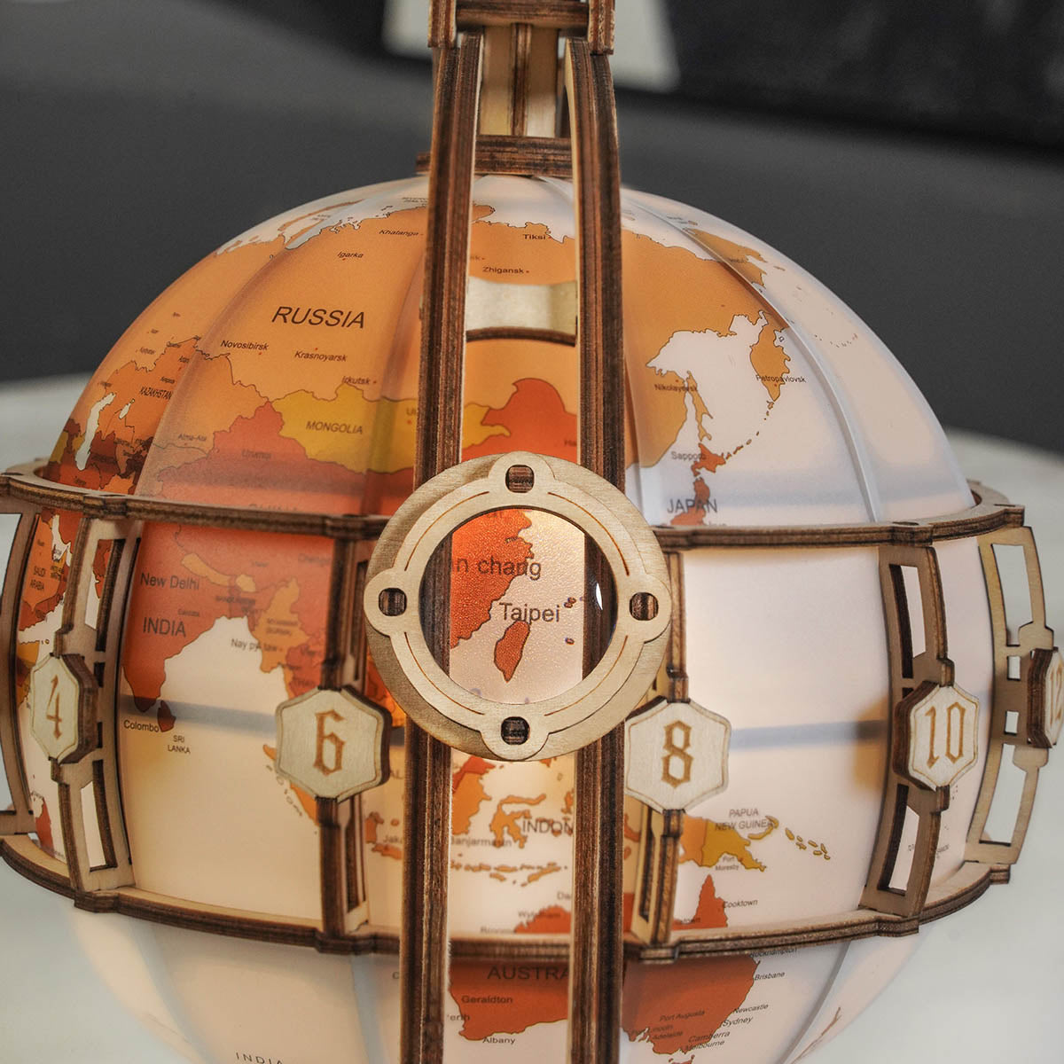 ROKR Luminous Globe 3D Wooden Puzzle ST003