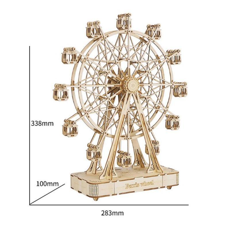 Rolife Ferris Wheel 3D Wooden Puzzle Music Box TGN01